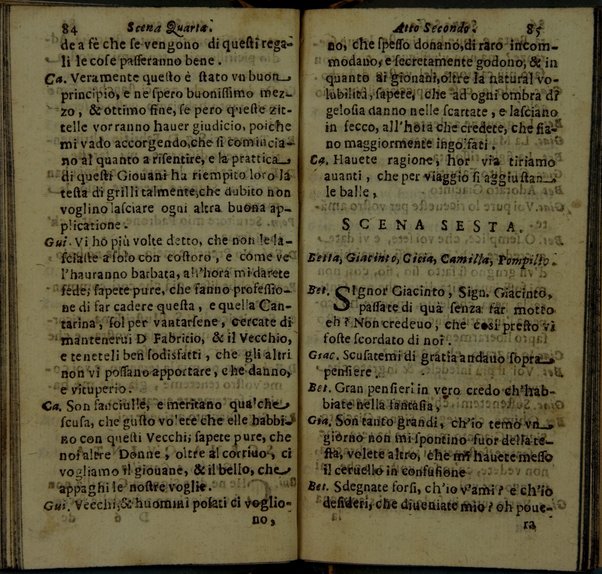 Le zittelle cantarine, comedia del. sig. cauaglier Loreto Vittori da Spoletto \|!. All'illustriss. ... Margarita Tarachia Dalla Rouare \|!