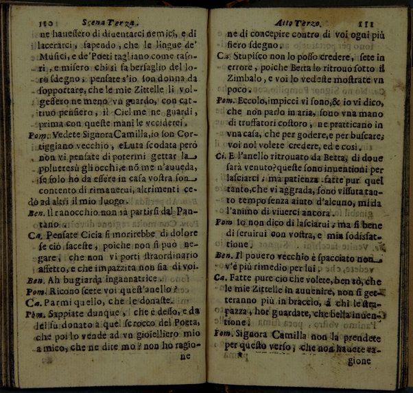 Le zittelle cantarine, comedia del. sig. cauaglier Loreto Vittori da Spoletto \|!. All'illustriss. ... Margarita Tarachia Dalla Rouare \|!