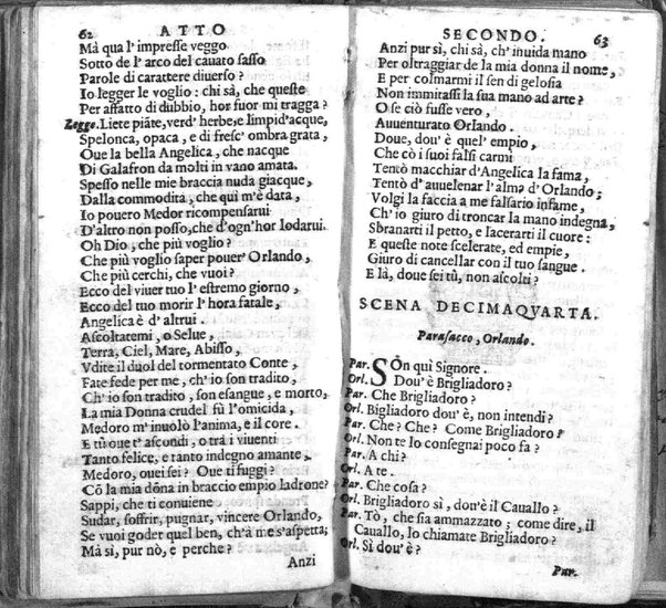 L'amorose furie d'Orlando, opera scenica del dottor Giacinto Andrea Cicognini. Al molt'illust. ... Sebastiano Locatelli