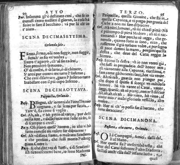 L'amorose furie d'Orlando, opera scenica del dottor Giacinto Andrea Cicognini. Al molt'illust. ... Sebastiano Locatelli