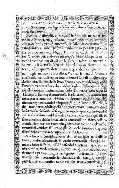 L'Ermiona del s.r marchese Pio Enea Obizzi. Per introduzione d'vn torneo à piedi, & à cauallo e d'vn balletto rappresentato in musica nella citta di Padoua l'anno 1636 dedicata al sereniss.o prencipe di Venetia Francesco Erizo descritta dal s. Nicolò Enea Bartolini ..