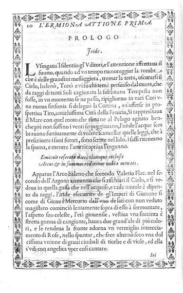 L'Ermiona del s.r marchese Pio Enea Obizzi. Per introduzione d'vn torneo à piedi, & à cauallo e d'vn balletto rappresentato in musica nella citta di Padoua l'anno 1636 dedicata al sereniss.o prencipe di Venetia Francesco Erizo descritta dal s. Nicolò Enea Bartolini ..