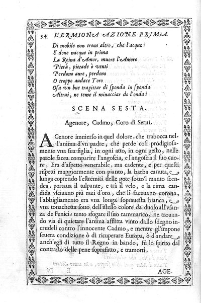 L'Ermiona del s.r marchese Pio Enea Obizzi. Per introduzione d'vn torneo à piedi, & à cauallo e d'vn balletto rappresentato in musica nella citta di Padoua l'anno 1636 dedicata al sereniss.o prencipe di Venetia Francesco Erizo descritta dal s. Nicolò Enea Bartolini ..