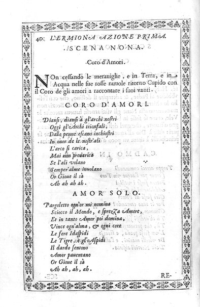 L'Ermiona del s.r marchese Pio Enea Obizzi. Per introduzione d'vn torneo à piedi, & à cauallo e d'vn balletto rappresentato in musica nella citta di Padoua l'anno 1636 dedicata al sereniss.o prencipe di Venetia Francesco Erizo descritta dal s. Nicolò Enea Bartolini ..