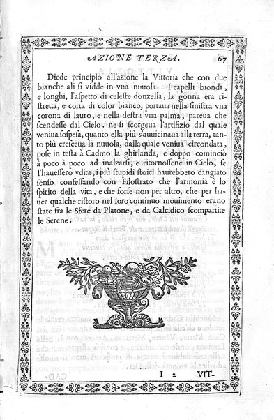 L'Ermiona del s.r marchese Pio Enea Obizzi. Per introduzione d'vn torneo à piedi, & à cauallo e d'vn balletto rappresentato in musica nella citta di Padoua l'anno 1636 dedicata al sereniss.o prencipe di Venetia Francesco Erizo descritta dal s. Nicolò Enea Bartolini ..