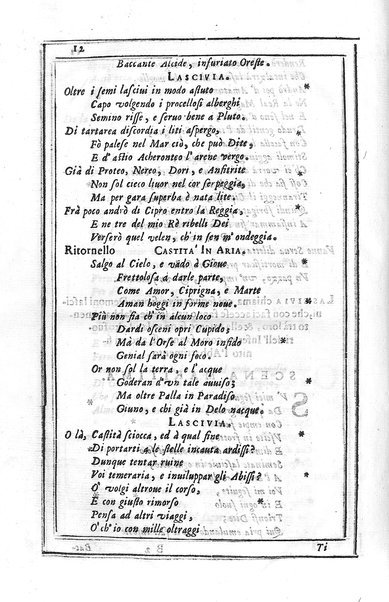 L'amor riformato, con le gare marine sedate inuenzione, e poesia del sig. march. Pio Enea degli Obizi per introduzione d'vn torneo a piedi ... descritto dal sig. Florio Tori ... e dal medesimo consagrato all'eminentissimo signor cardinale Acciaioli ... Auuertendo i lettori che i versi delle quattro deità, ... sono del sig. conte Francesco Berni