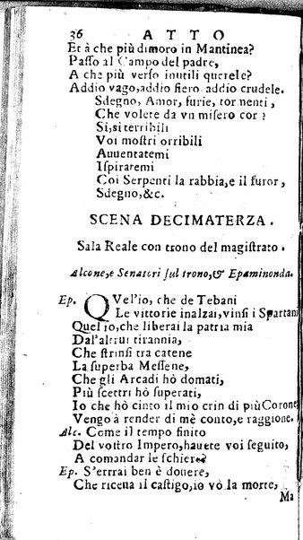 L'Epaminonda melodrama del dottor Andrea Perruccio da rappresentarsi nel regal palaggio per lo compleannos della maestà di D. Marianna d'Austria regina madre.  Consecrato all'eccellentissimo signor D. Gaspar d'Haro, e Gusman ..