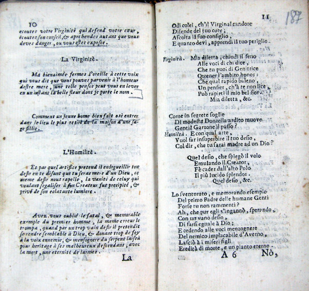 Oratorio per la santissima Annuntiata fatto cantare nella sala della cancelleria nel giorno della solennità della medesima l'anno secolare 1700