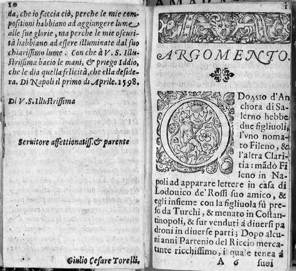 L'Anchora comedia di Giulio Cesare Torelli. All'illustrissimo sig. Pomponio Torelli conte di Montechiarugolo