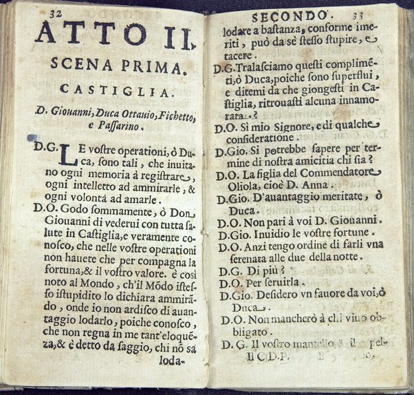 Il conuitato di pietra opera esemplare del signor Giacinto Andrea Cicognini. Dedicata al molt'ill. ... Carlo Antonio Corradi ...