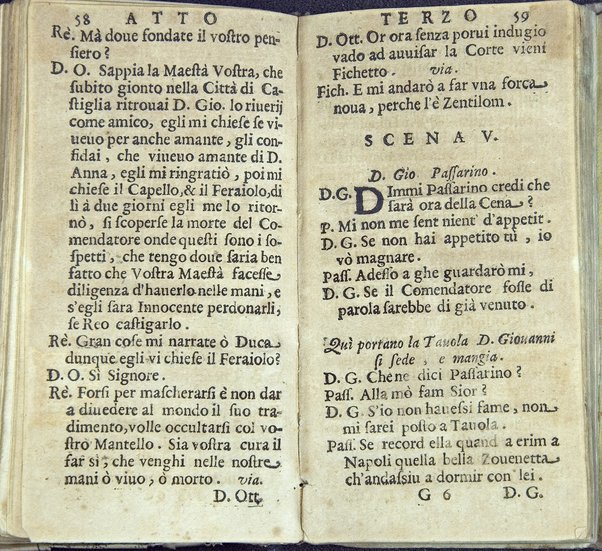 Il conuitato di pietra opera esemplare del signor Giacinto Andrea Cicognini. Dedicata al molt'ill. ... Carlo Antonio Corradi ...