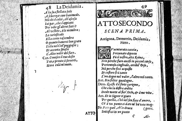 La Deidamia. Poema drammatico di Scipione Herrico. Da rappresentarsi nel teatro nouissimo nell'anno 1644. All'illustrissimo signore il signor Aluise da Mosto ...
