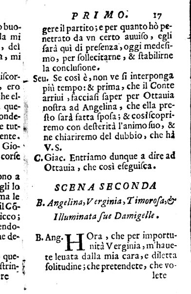 La beata Angelina tragicomica rappresentatione. Del signor Francesco Cirocco da Foligno. Esposta alle stampe dal sig. Lodouico Iacobilli dalla medesima città. Dedicata all'illustrissimo signor conte Ranuccio Della Corbara