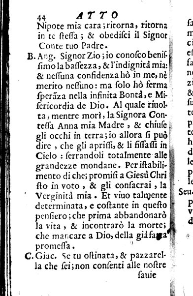 La beata Angelina tragicomica rappresentatione. Del signor Francesco Cirocco da Foligno. Esposta alle stampe dal sig. Lodouico Iacobilli dalla medesima città. Dedicata all'illustrissimo signor conte Ranuccio Della Corbara