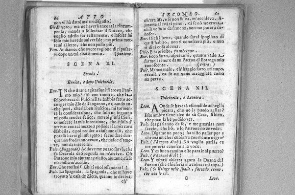 Il testamento di Pulcinella opera scenica di Carlo Sigismondo Capece da rappresentarsi nell'antico teatro del Mascarone in strada Giulia nel carnevale del 1720. Dedicata all'eminentiss., ... Pietro Ottoboni ...