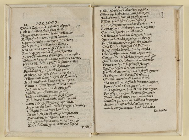 Tragedia di Santo Eustachio in verso heroico. Composta da Gio. Antonio Liberati da Vallerano, in Caprarola. Con gl'intermedij dell'istesso autore. All'illu.mo ... cardinal Farnese