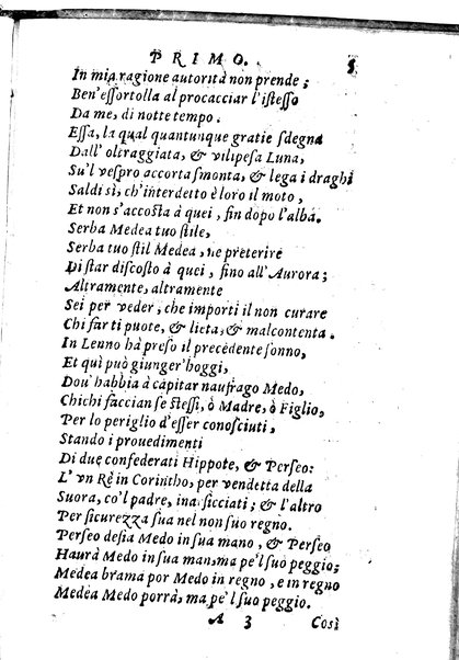 La Medea essule tragedia del Caliginoso Gelato il sig. Melchiorre Zoppio