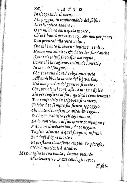 La Medea essule tragedia del Caliginoso Gelato il sig. Melchiorre Zoppio