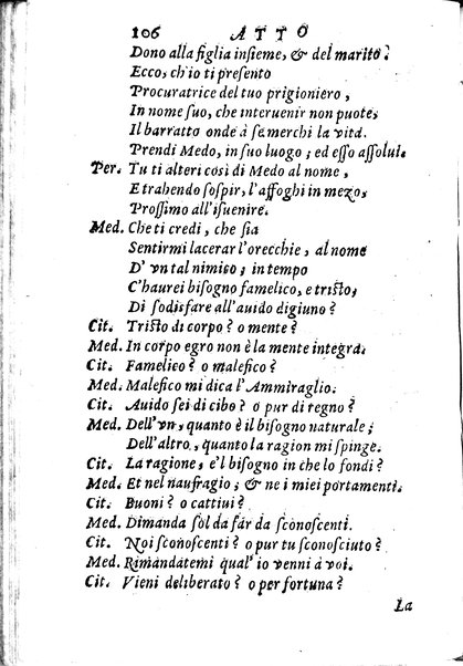 La Medea essule tragedia del Caliginoso Gelato il sig. Melchiorre Zoppio