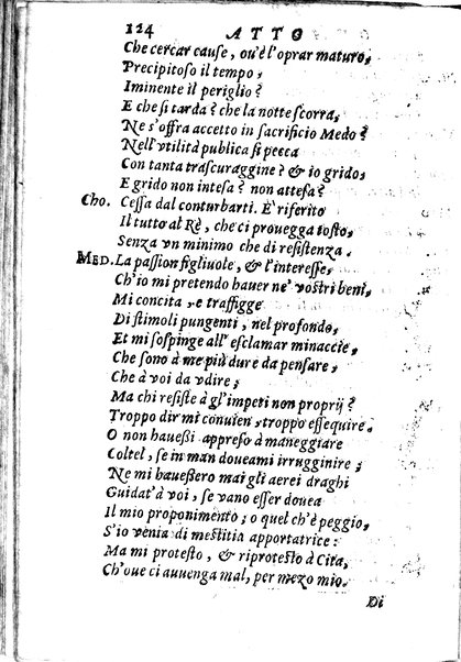 La Medea essule tragedia del Caliginoso Gelato il sig. Melchiorre Zoppio