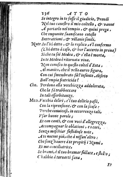 La Medea essule tragedia del Caliginoso Gelato il sig. Melchiorre Zoppio