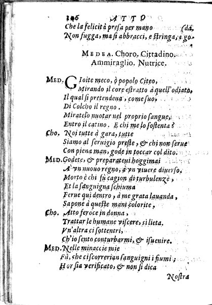 La Medea essule tragedia del Caliginoso Gelato il sig. Melchiorre Zoppio