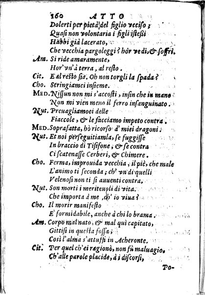 La Medea essule tragedia del Caliginoso Gelato il sig. Melchiorre Zoppio