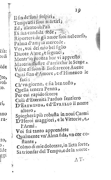 L'Eriminda tragicomedia pastorale del co. Giuseppe Theodoli a madama ill.ma la marchesa di S. Vito Costanza ...