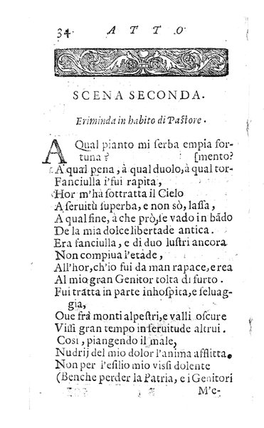 L'Eriminda tragicomedia pastorale del co. Giuseppe Theodoli a madama ill.ma la marchesa di S. Vito Costanza ...