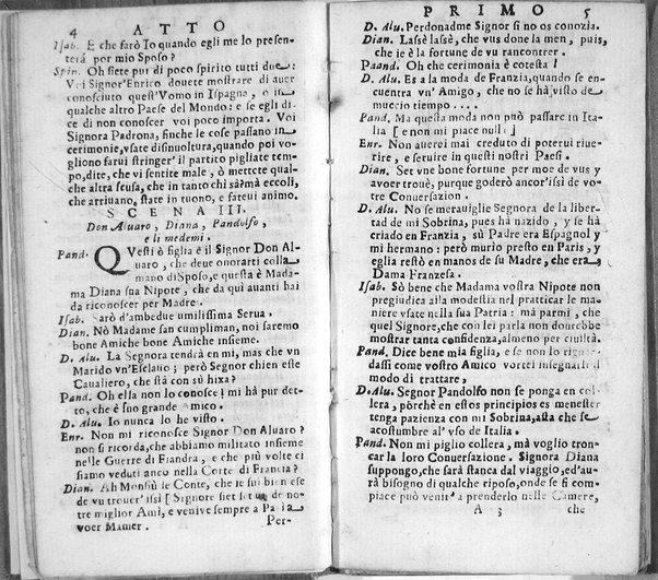 La finta pazza opera scenica del signor Carlo Sigismondo Capece, trà gli Arcadi Metista Olbiano da rappresentarsi in Roma nell'antico teatro del Mascherone di Farnese nel carneuale dell'anno 1719. Dedicata all'illustrissima ... D. Caterina Saluiati Colonna ...