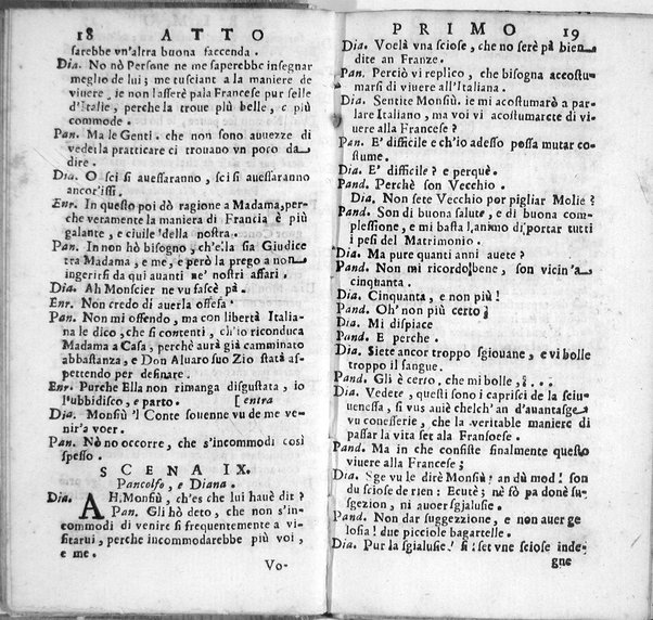 La finta pazza opera scenica del signor Carlo Sigismondo Capece, trà gli Arcadi Metista Olbiano da rappresentarsi in Roma nell'antico teatro del Mascherone di Farnese nel carneuale dell'anno 1719. Dedicata all'illustrissima ... D. Caterina Saluiati Colonna ...