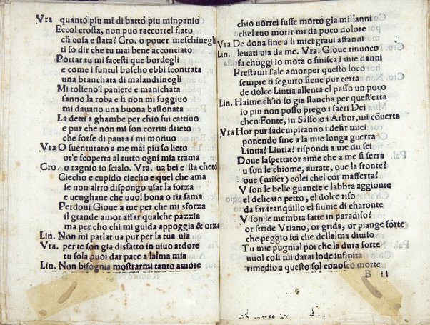 Il Romito negromante commedia pastorale. Interlocutori Romito: Lintia ninfa: Lenza serua: Crosta villano: Uranio pastore: Clemente suo padre: Palenio seruo