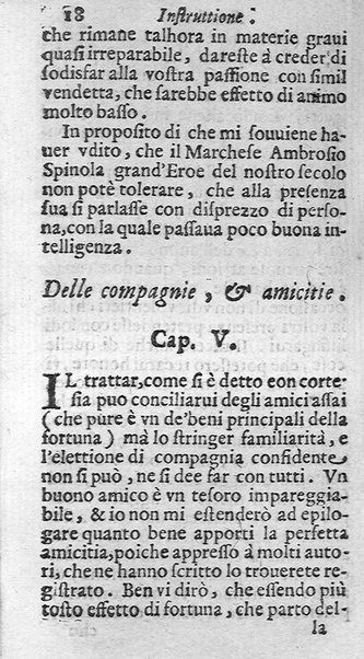 Instruttione famigliare di Francesco Lanospigio nobile genouese a Nicolo' suo figliuolo