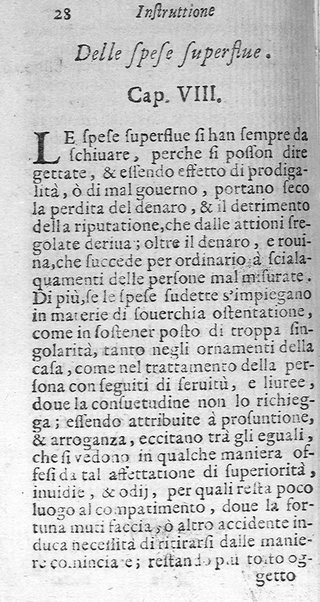 Instruttione famigliare di Francesco Lanospigio nobile genouese a Nicolo' suo figliuolo