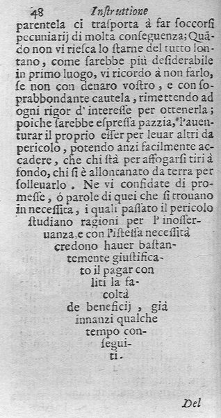 Instruttione famigliare di Francesco Lanospigio nobile genouese a Nicolo' suo figliuolo