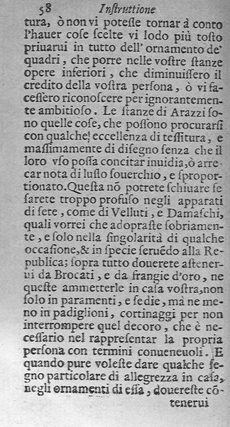 Instruttione famigliare di Francesco Lanospigio nobile genouese a Nicolo' suo figliuolo