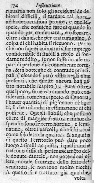 Instruttione famigliare di Francesco Lanospigio nobile genouese a Nicolo' suo figliuolo