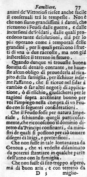 Instruttione famigliare di Francesco Lanospigio nobile genouese a Nicolo' suo figliuolo