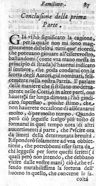 Instruttione famigliare di Francesco Lanospigio nobile genouese a Nicolo' suo figliuolo