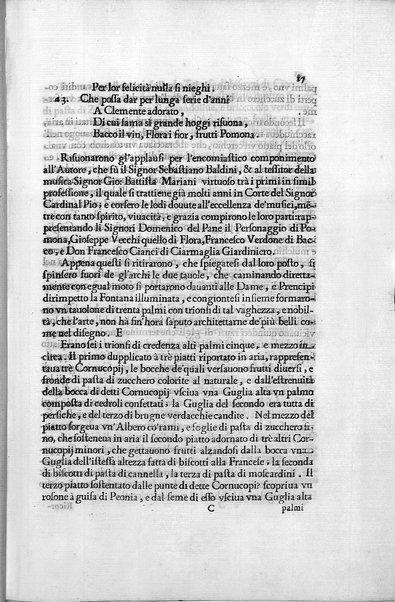 Risposta del signor Carlo Fontana alla lettera dell'illustriss. sig. Ottauio Castiglioni