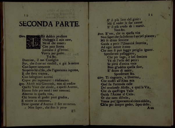 Il trionfo della dottrina cristiana oratorio da cantarsi nella Chiesa Nova in Roma. Poesia del molto rev. Padre Nicola Vincenzo Acquaderni agostiniano da Bologna ... Dedicato alla sereniss. altezza del sig. principe Eugenio di Savoja ...