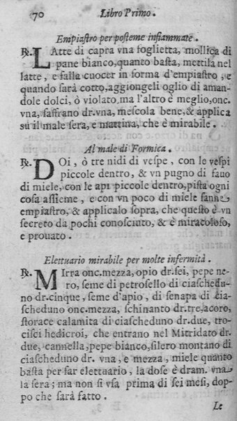 Breue compendio di marauigliosi segreti approuati, e pratticati con felice successo nelle indispositioni corporali. Diuiso in quattro libri ... Con vn Trattato bellissimo per conseruarsi in sanità. ... Dato in luce dal Sig. Fr. Domenico Auda da Lantosca ...