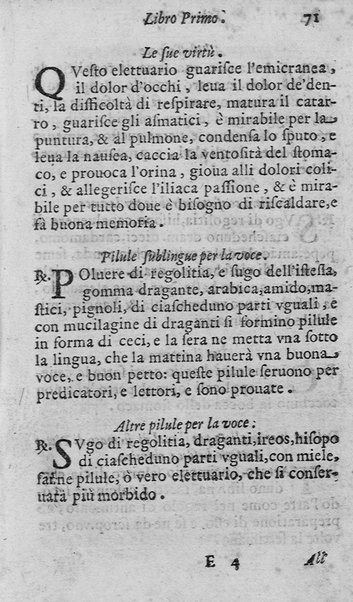 Breue compendio di marauigliosi segreti approuati, e pratticati con felice successo nelle indispositioni corporali. Diuiso in quattro libri ... Con vn Trattato bellissimo per conseruarsi in sanità. ... Dato in luce dal Sig. Fr. Domenico Auda da Lantosca ...