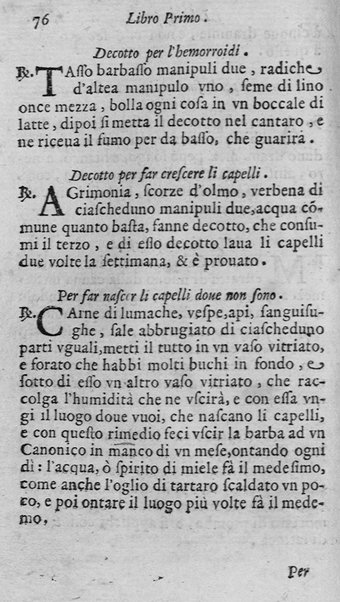 Breue compendio di marauigliosi segreti approuati, e pratticati con felice successo nelle indispositioni corporali. Diuiso in quattro libri ... Con vn Trattato bellissimo per conseruarsi in sanità. ... Dato in luce dal Sig. Fr. Domenico Auda da Lantosca ...