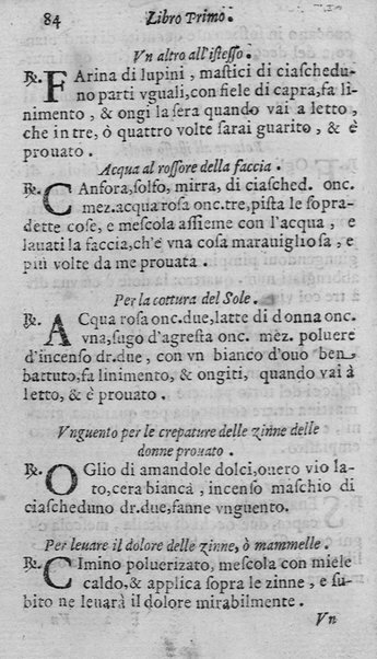 Breue compendio di marauigliosi segreti approuati, e pratticati con felice successo nelle indispositioni corporali. Diuiso in quattro libri ... Con vn Trattato bellissimo per conseruarsi in sanità. ... Dato in luce dal Sig. Fr. Domenico Auda da Lantosca ...