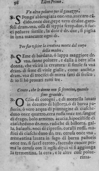 Breue compendio di marauigliosi segreti approuati, e pratticati con felice successo nelle indispositioni corporali. Diuiso in quattro libri ... Con vn Trattato bellissimo per conseruarsi in sanità. ... Dato in luce dal Sig. Fr. Domenico Auda da Lantosca ...