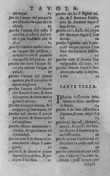 Libro intitolato il perche. Tradotto di latino in italiano, dell'eccellente medico, & astrologo, M. Gieronimo de'Manfredi. Et dall'istesso in molti luochi dilucidato, & illustrato. ... Con la dichiaratione delle virtù d'alcune herbe. Di nuouo ristampata, & ripurgata ...