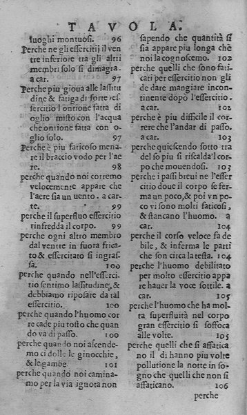 Libro intitolato il perche. Tradotto di latino in italiano, dell'eccellente medico, & astrologo, M. Gieronimo de'Manfredi. Et dall'istesso in molti luochi dilucidato, & illustrato. ... Con la dichiaratione delle virtù d'alcune herbe. Di nuouo ristampata, & ripurgata ...