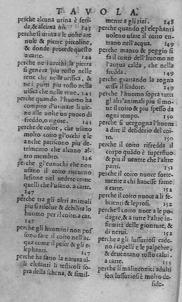 Libro intitolato il perche. Tradotto di latino in italiano, dell'eccellente medico, & astrologo, M. Gieronimo de'Manfredi. Et dall'istesso in molti luochi dilucidato, & illustrato. ... Con la dichiaratione delle virtù d'alcune herbe. Di nuouo ristampata, & ripurgata ...