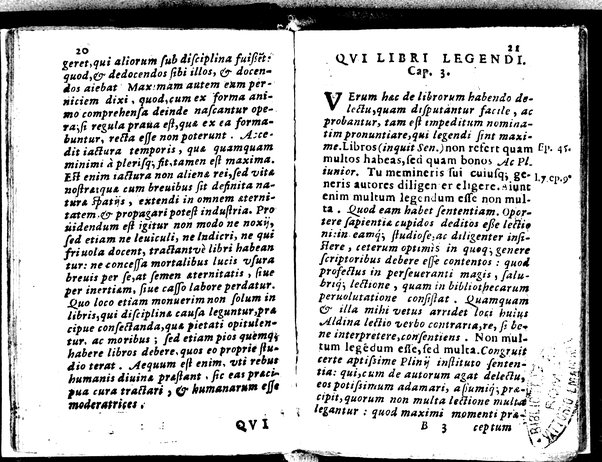 De ratione libros cum profectu legendi libellus, deq. vitanda moribus noxia lectione, oratio Francisci Sacchini e Societate Iesu